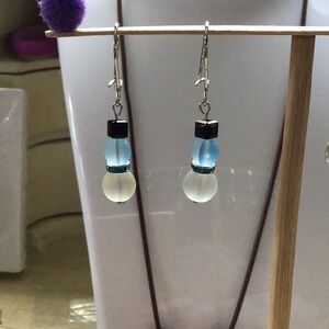 Handmade SNOWMAN EARRINGS